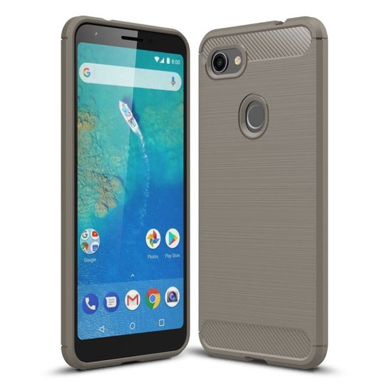 Carbon Flex Google Pixel 3a XL kuoret - Harmaa