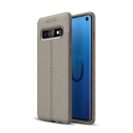 Samsung Galaxy S10 litsi pintainen suojakotelo - Harmaa