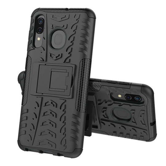 Offroad Samsung Galaxy A30 kuoret - Musta