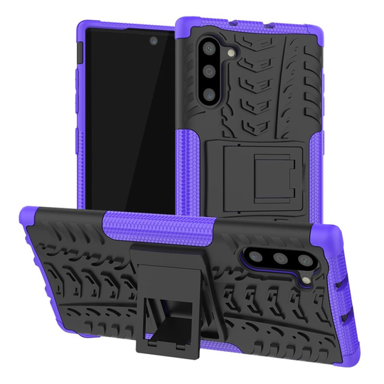 Offroad Samsung Galax Note 10 kuoret - Musta / Violetti