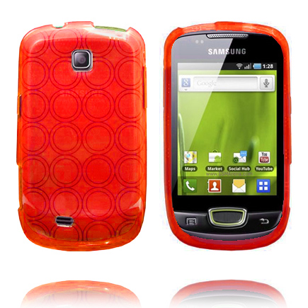 Amazona (Punainen) Samsung Galaxy Mini S5570 Silikonikuori