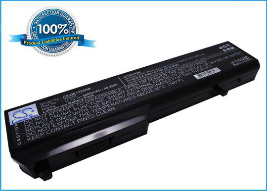 Dell Inspiron 1320 Inspiron 1320n akku 4400 mAh - Musta