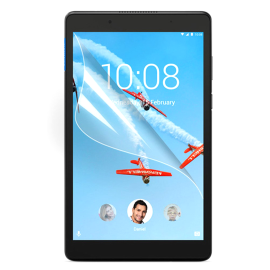 Lenovo Tab E8 kirkas silikooni muovinen pehmeä näyttö suojakalvo - Transparentti 3kpl/ Setti