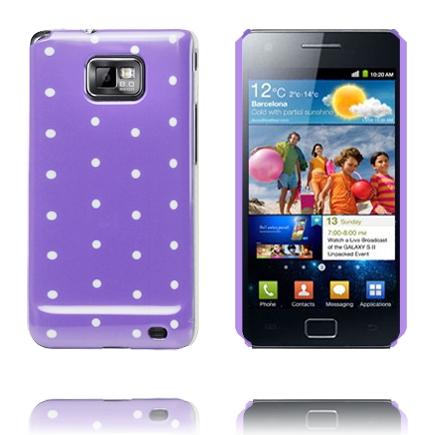 Dots & Colors (Violetti) Samsung Galaxy S2 Suojakuori