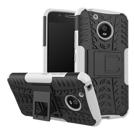 Motorola Moto G5 laadukas suojakuori - Valkoinen