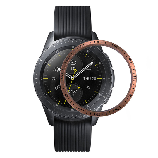 Samsung Galaxy Watch (42mm) stainless steel bezel - Gold