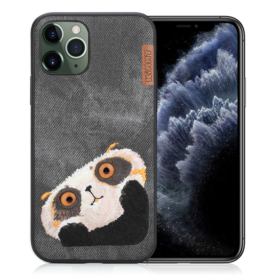 Nimmy Big Eyes iPhone 11 Pro Embroidered Cover - Black