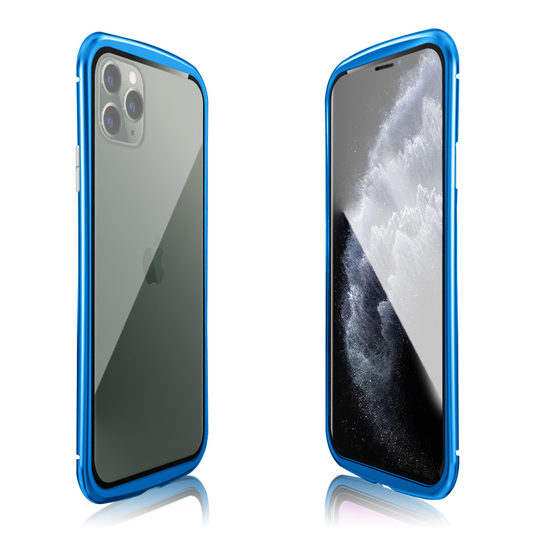 Luphie Wasp iPhone 11 Pro Alu-Bumper + Glass - Blue