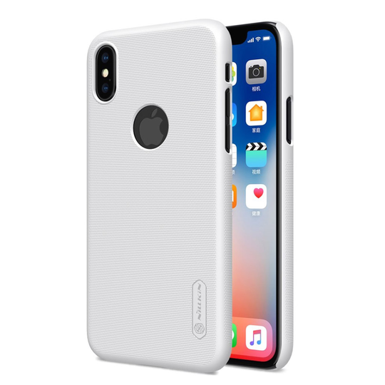 NILLKIN iPhone X eleganttinen suojakuori - Valkoinen