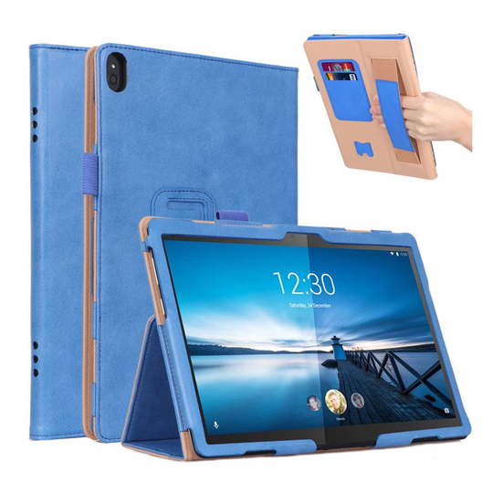 Lenovo Tab M10 leather case - Blue