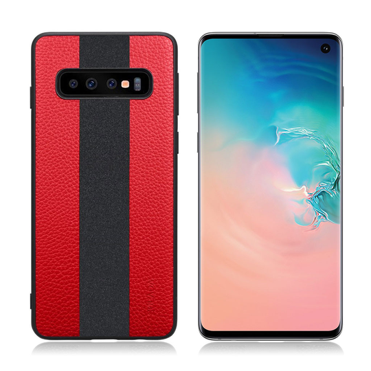 SULADA Samsung Galaxy S10 acrylic leather case - Red