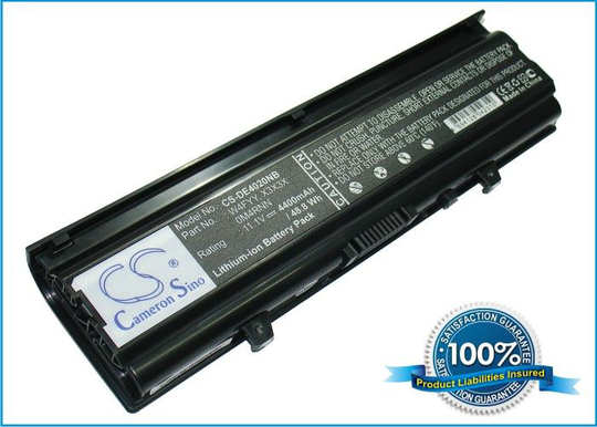 Dell Inspiron 14V M4010 M4010-346 N4020 N4030 N4030D M4050 akku 4400 mAh - Musta