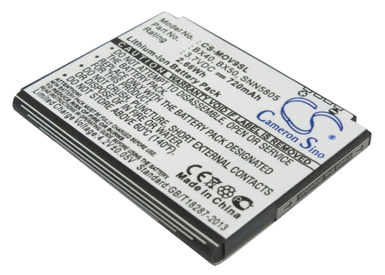 Motorola Moto Jewel MOTO U8 MOTO U9 akku 720mAh