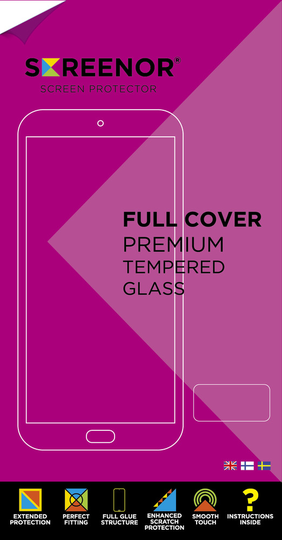 SCREENOR TEMPERED ONEPLUS 7T NEW FULL COVER BLACK