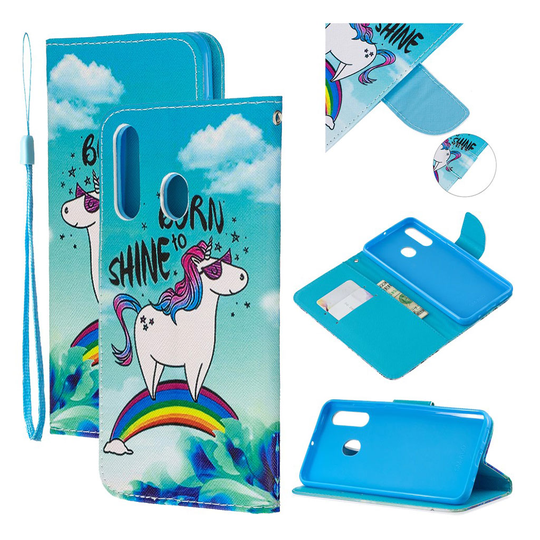 Wonderland Samsung Galaxy A60 kotelot - Suloinen Yksisarvinen
