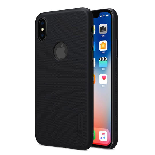 NILLKIN iPhone X eleganttinen suojakuori - Musta
