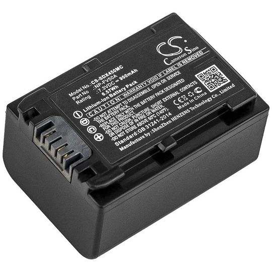 Sony FDR-AX33 FDR-AX40 FDR-AX45 akku 900mAh