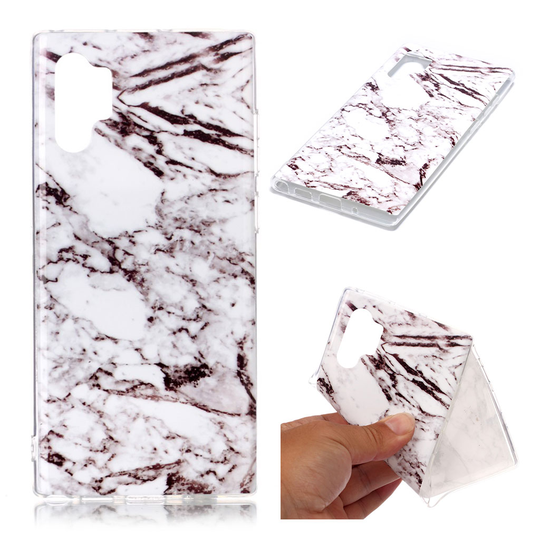Marble Samsung Galaxy Note 10 Pro kuoret - Harmaa marmori