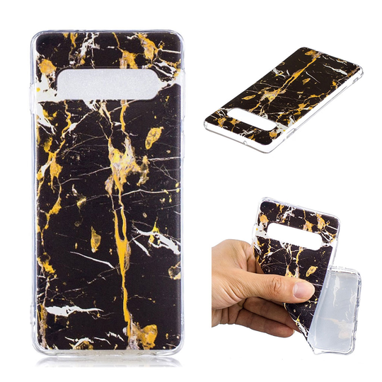 Samsung Galaxy S10 Plus kuvioitu suojakotelo - Marmori