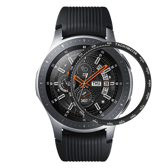Samsung Galaxy Watch (46mm) durable stainless steel bezel - Black