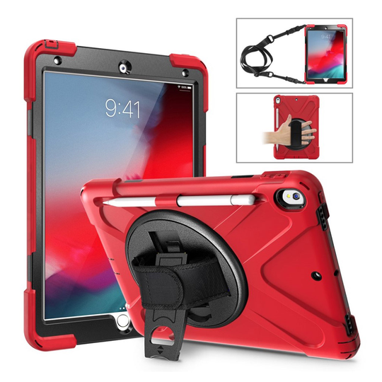 iPad Air (2019) 360 X-shape combo case - Red