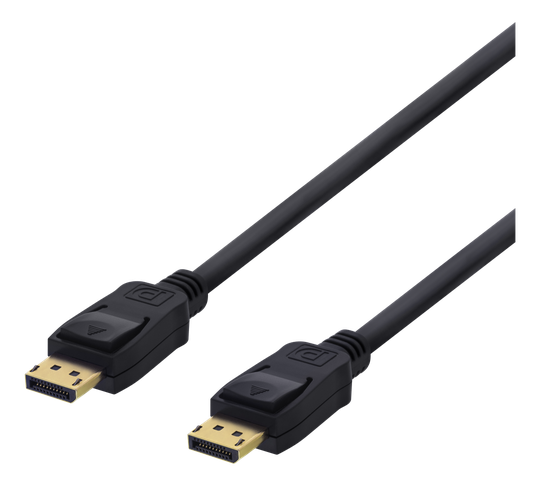 DisplayPort-kaapeli, 1 M, 4K UHD, DP 1.2, Musta
