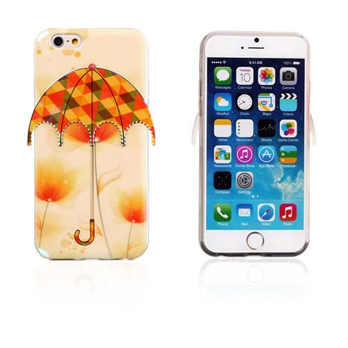 3D Umbrella (Kukat & Kolmiot) iPhone 6 Suojakuori