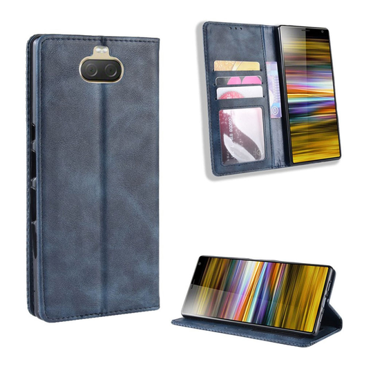 Sony Xperia 10 Plus vintage style case - Blue