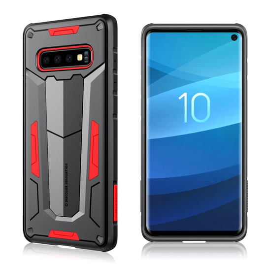 NILLKIN Samsung Galaxy S10 hybrid case - Red