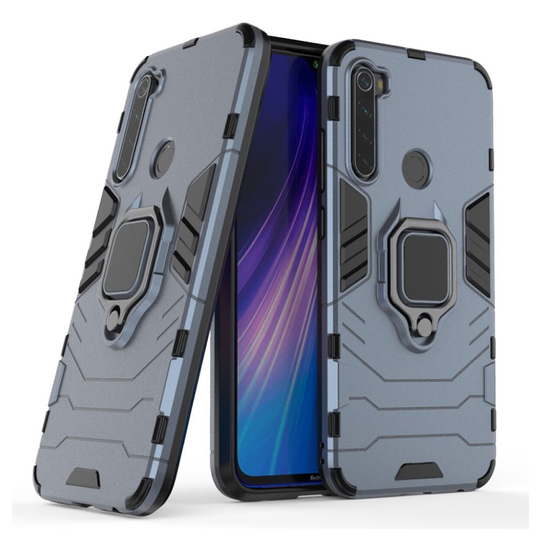 Ring Guard Xiaomi Redmi Note 8 kuoret - Sininen