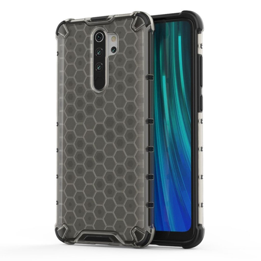 Bofink Honeycomb Xiaomi Redmi Note 8 Pro kuoret - Musta
