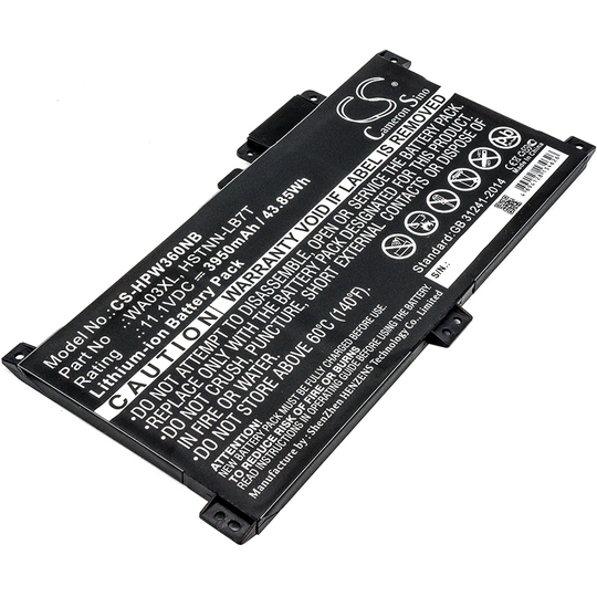 HP Pavilion X360 akku 3950mAh