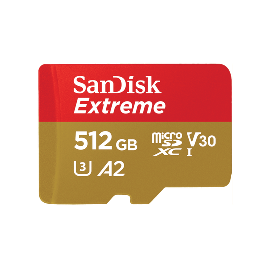 SANDISK Extreme MicroSDXC 512GB + SD Adp