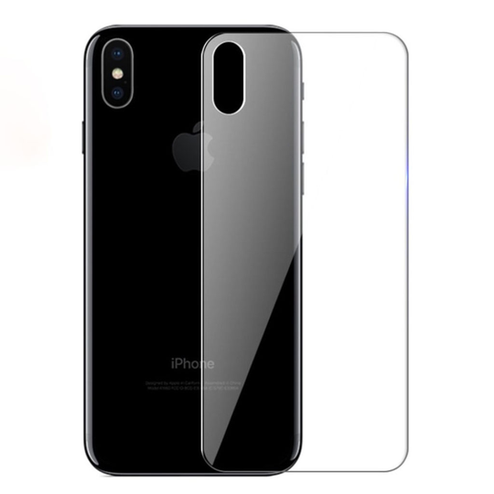 iPhone Xs Max Arc Edge kokonaan peittävä karkaistu lasi suojakalvo puhelimen takaosalle - Karkaistu Lasi