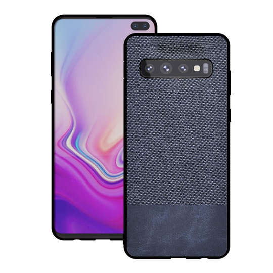 Samsung Galaxy S10 cloth spliced case - Blue