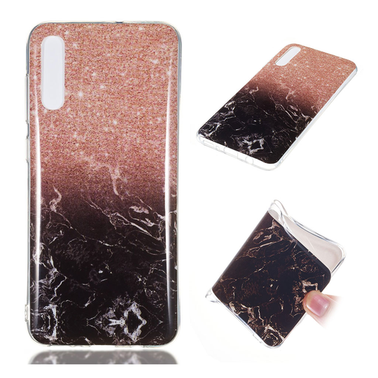 Samsung Galaxy A70 simple marble pattern case - Style K
