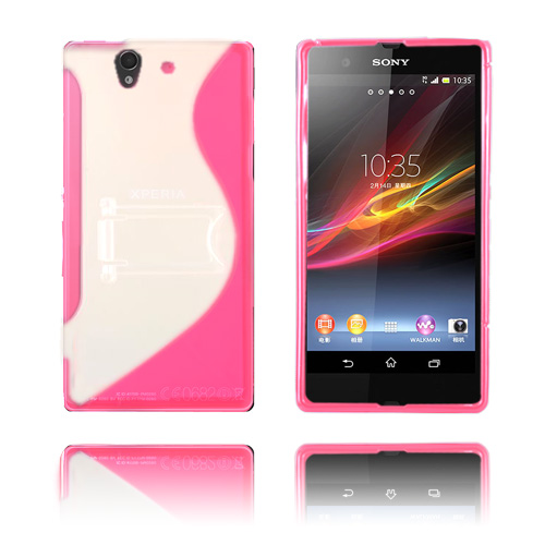 S-Line Stand (Pinkki) Sony Xperia Z Suojakuori