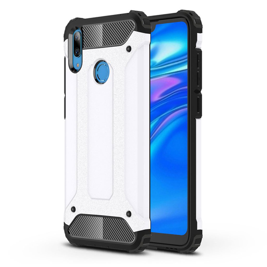 Armour Guard Huawei Y7 2019 kuoret - Valkoinen