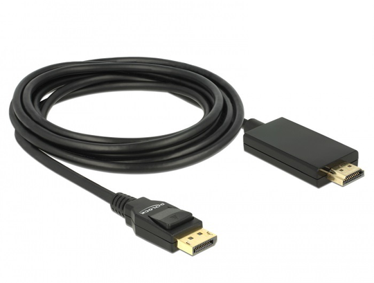 This Cable By Delock Enables The Connection Between Devices, E.g. A Monitor, With HDMI Connector To