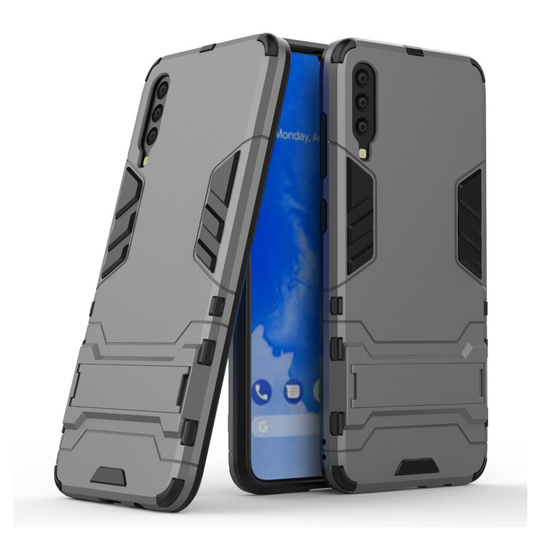 Samsung Galaxy A70 cool guard hybrid case - Grey