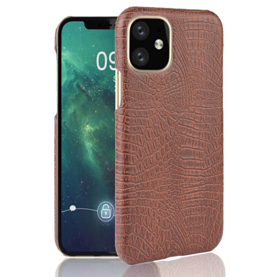 Croco iPhone 11 Pro Max kuoret - Ruskea