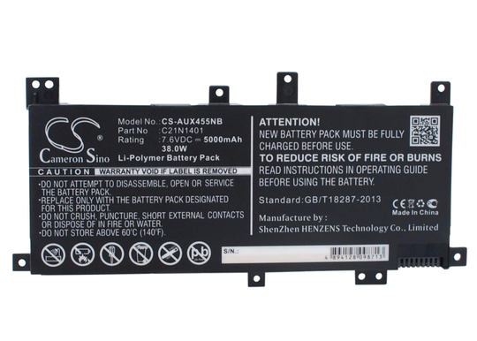 Asus F450LD4210 F455L F455LD akku 5000 mAh
