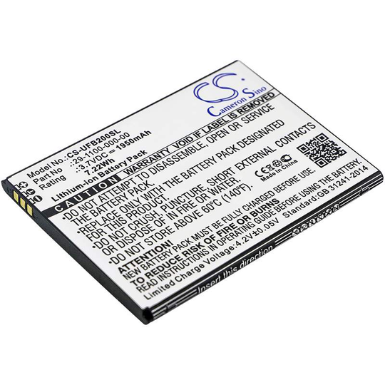 Ulefone Be Touch Be Touch 2 Be Touch 3 akku 1950mAh