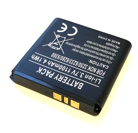 MicroBattery Nokia BP-6M vastaava akku 1100 mAh