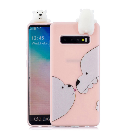 Samsung Galaxy S10 Plus 3D animal doll case - Bear