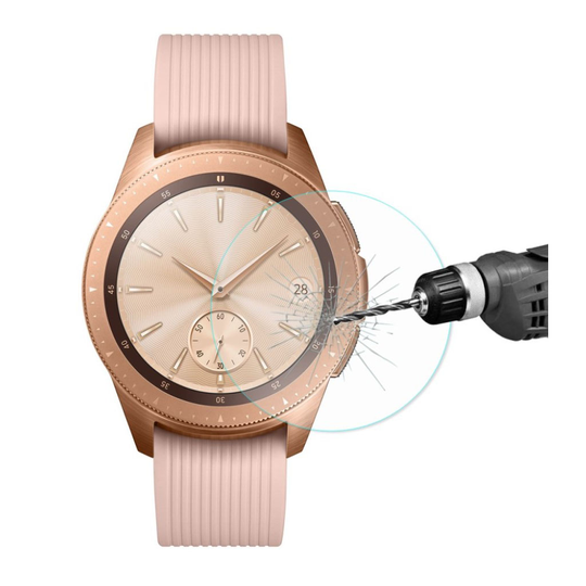 Samsung Galaxy Watch (42mm) HAT PRINCE Karkaistu Lasi Suojakalvo Kellon Näytölle - Transparentti