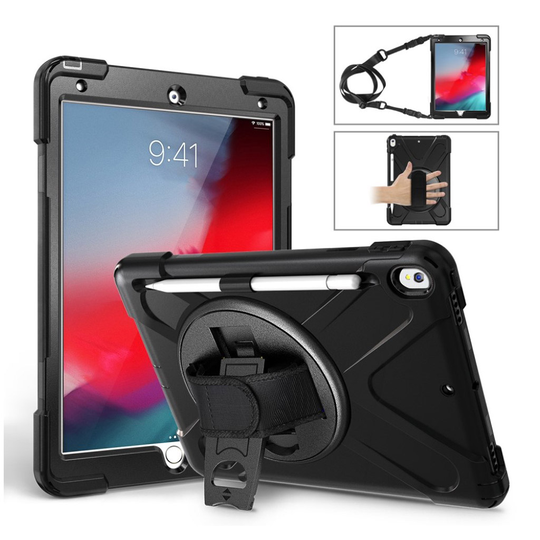 iPad Air (2019) 360 X-shape combo case - Black