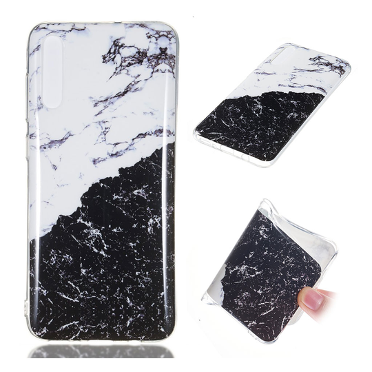 Samsung Galaxy A70 marble pattern gel case - Style O