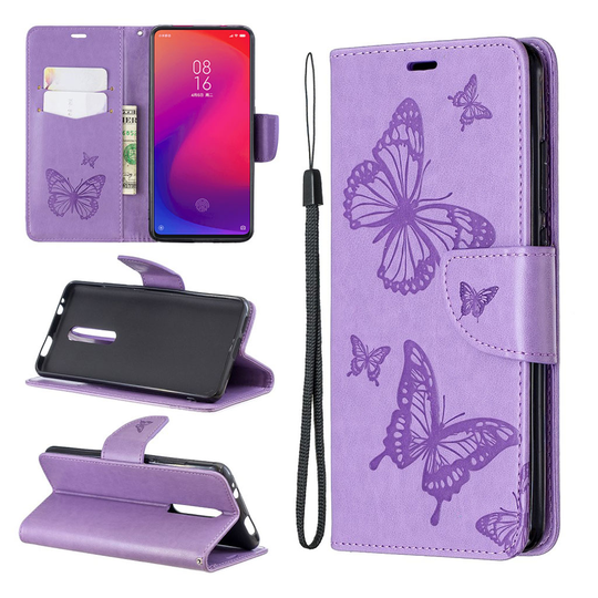 Butterfly Xiaomi Redmi K20 Pro kotelot - Violetti
