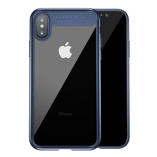 BASEUS iPhone X design suojakuori - Sininen